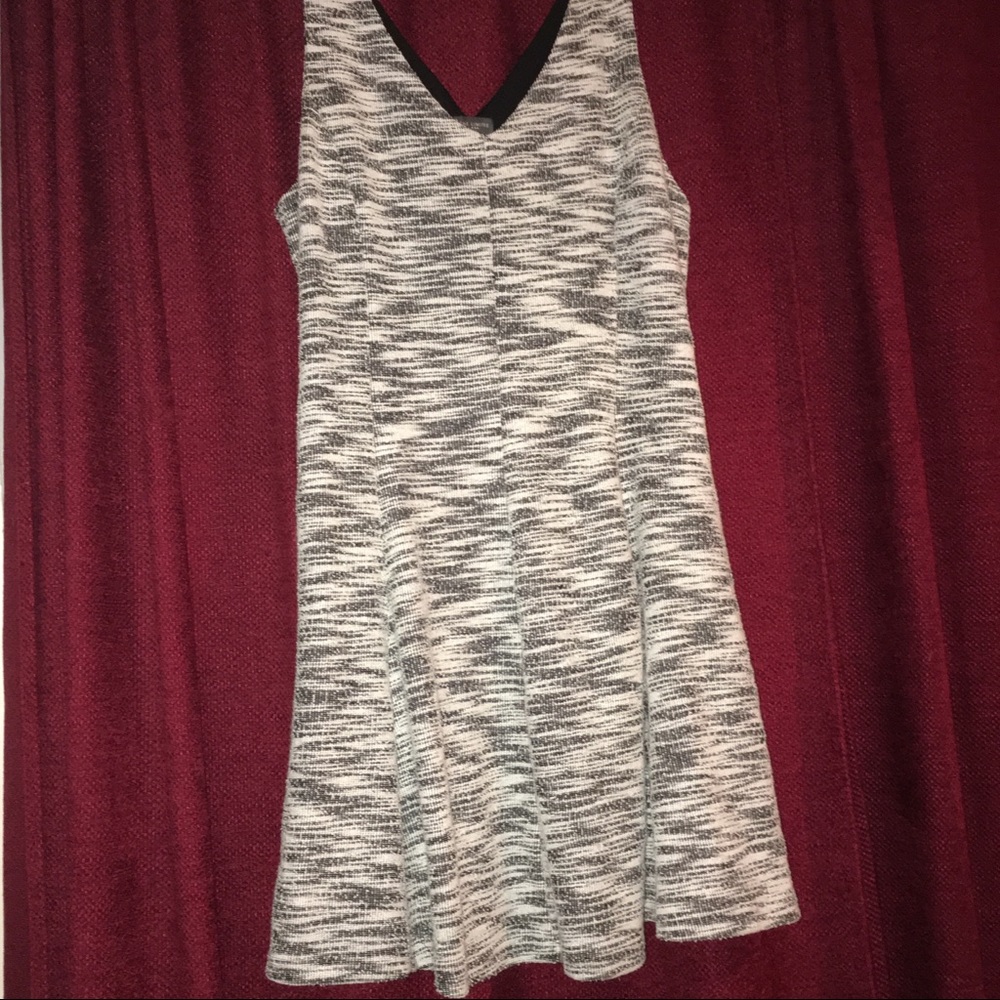The Limited Sleeveless Mini Black/White Dress